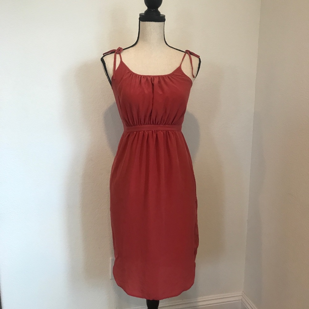 Madewell Burnt Orange With Tie Bow Straps 0